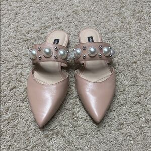 Nine West embellished mules size 7.5